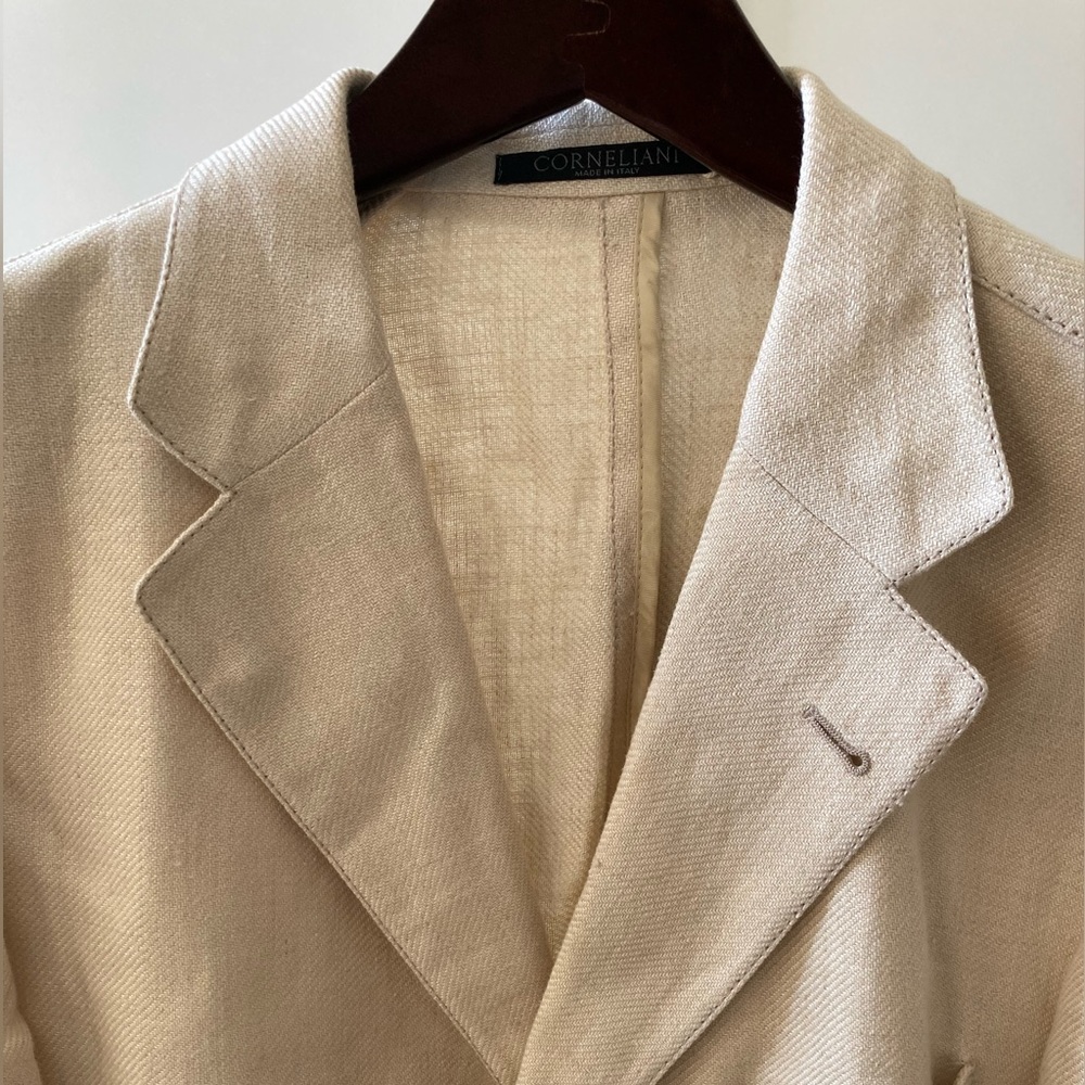 Corneliani Linen Vest, Size IT 52 (NWOT)
